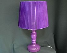 Светильник настольный Мелодия Света 220В Е27  60Вт Фиолетовый картинка 